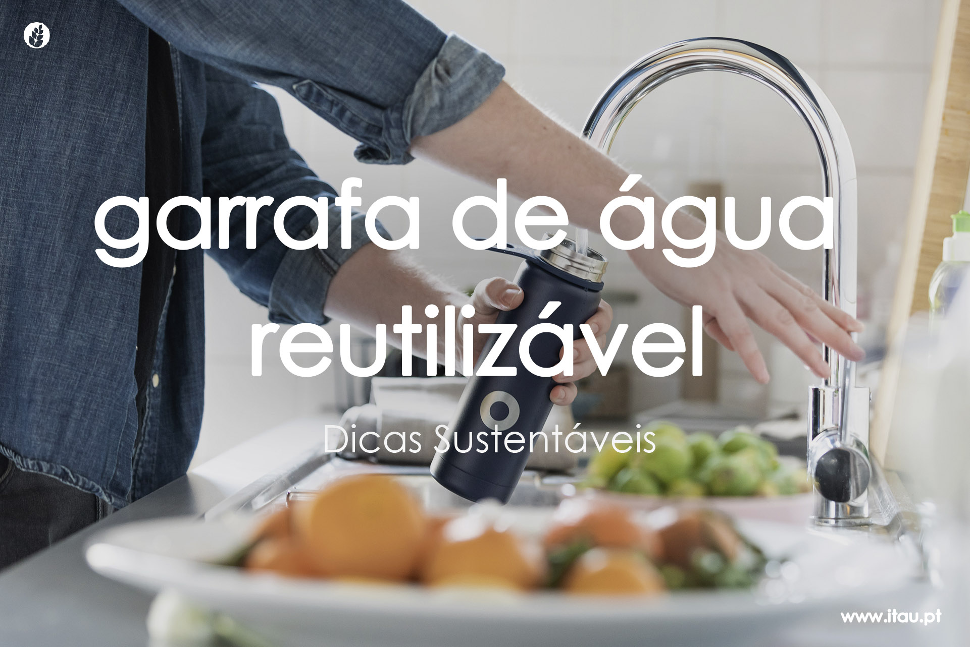 Garrafa de água reutilizável